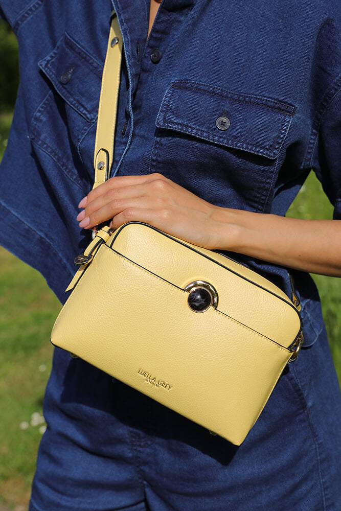 Sian Buttercup Yellow Camera Crossbody
