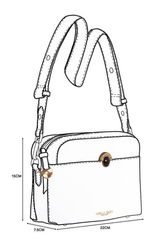 Sian Black Camera Crossbody