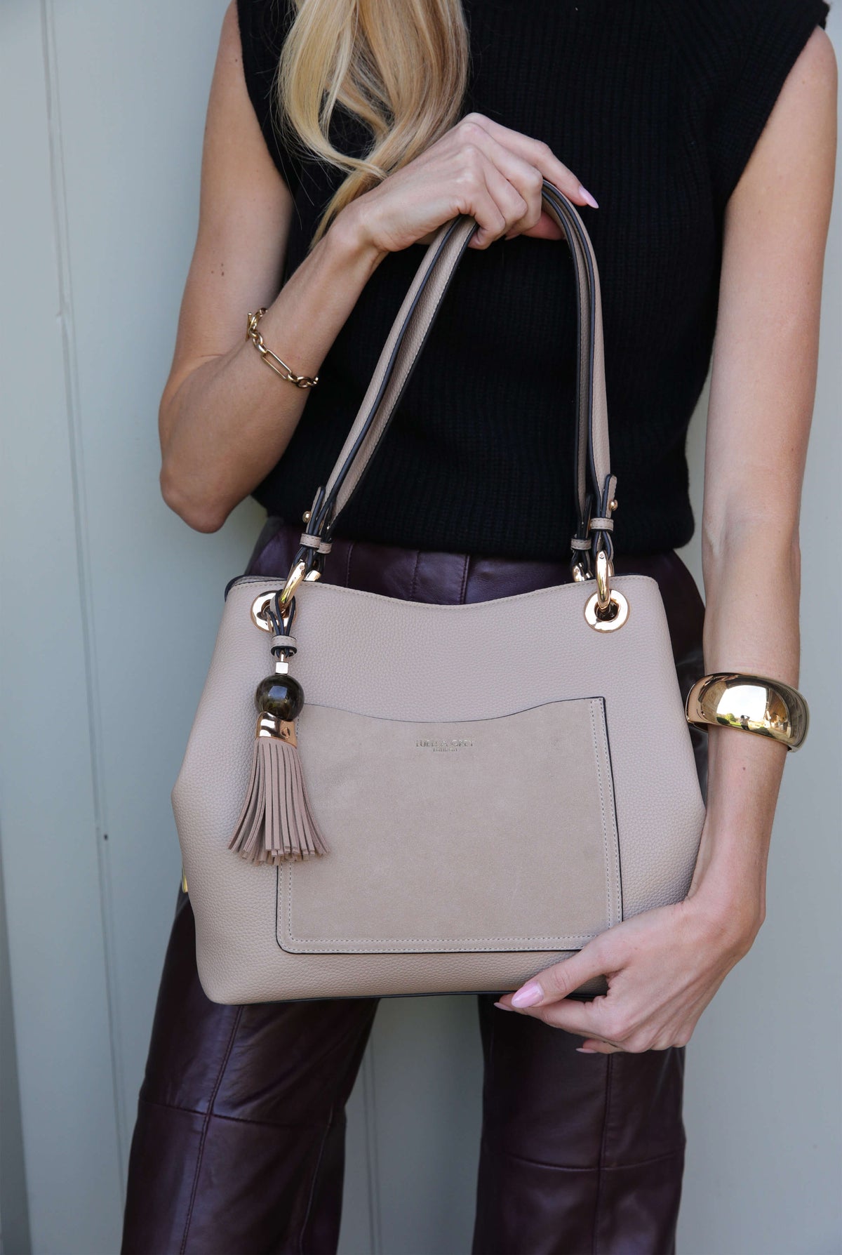 Sienna Mushroom Hobo Tote