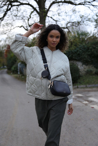 Siobhan Black Camera Crossbody