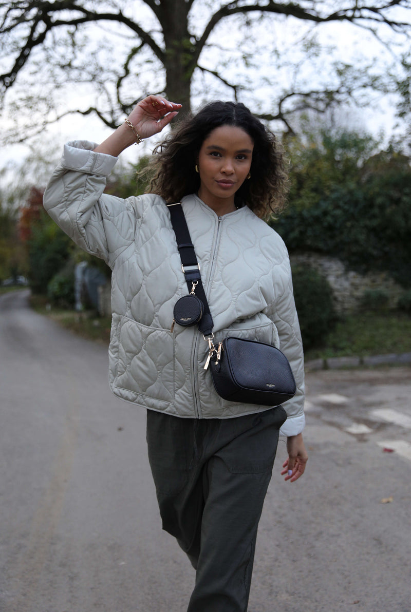 Siobhan Black Camera Crossbody
