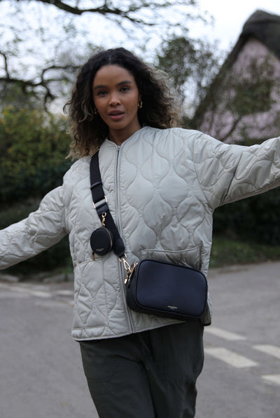 Siobhan Black Camera Crossbody