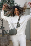 Siobhan Khaki Camera Crossbody
