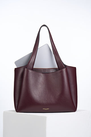 Stella Black Cherry Laptop Tote