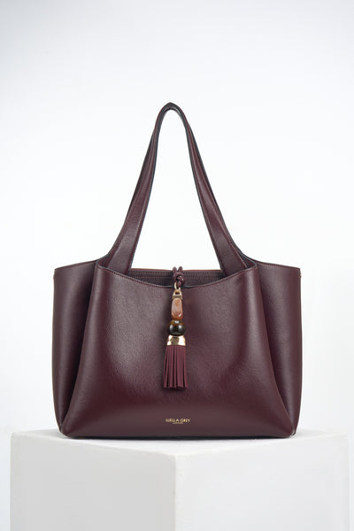 Stella Black Cherry Laptop Tote