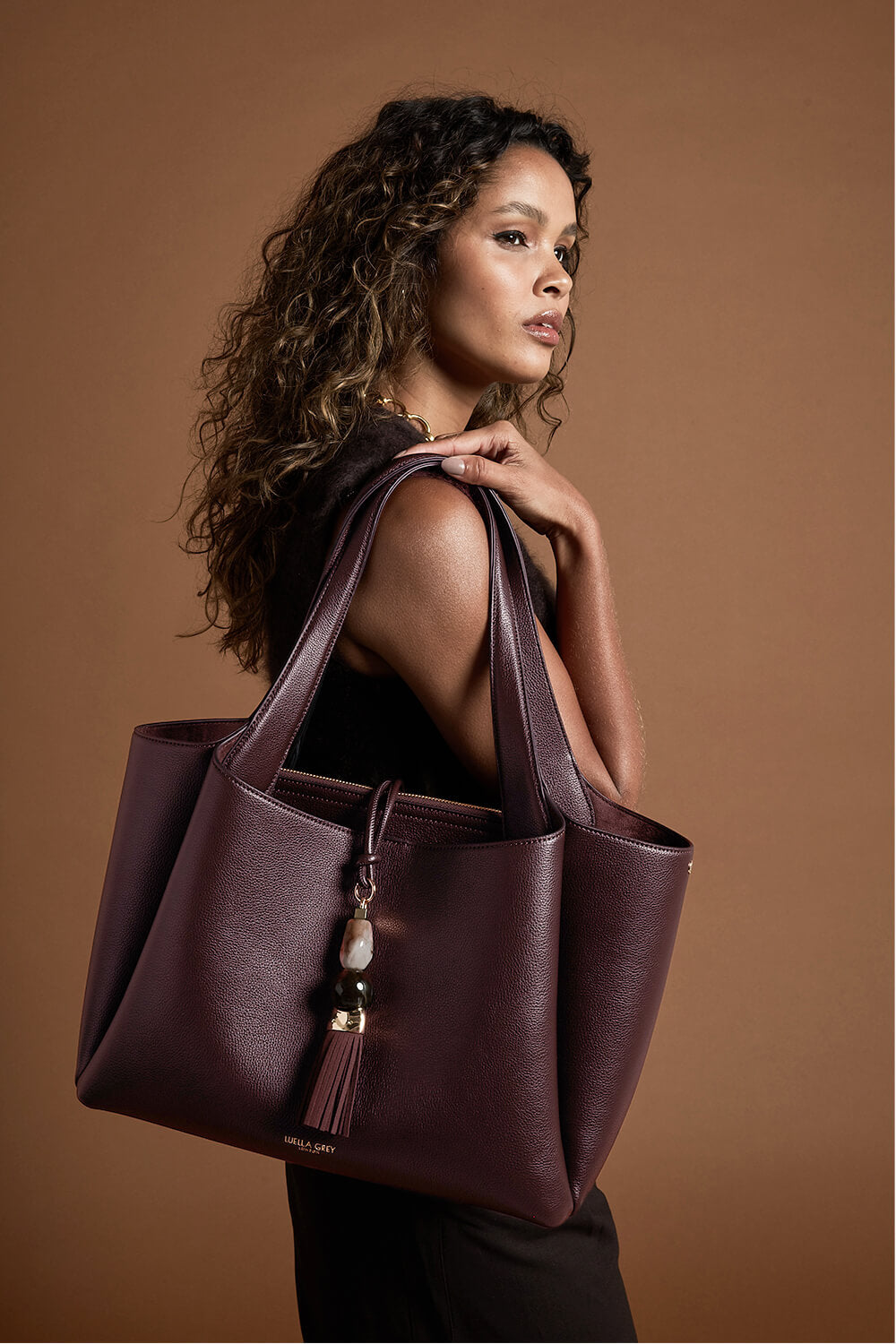 Stella Black Cherry Laptop Tote