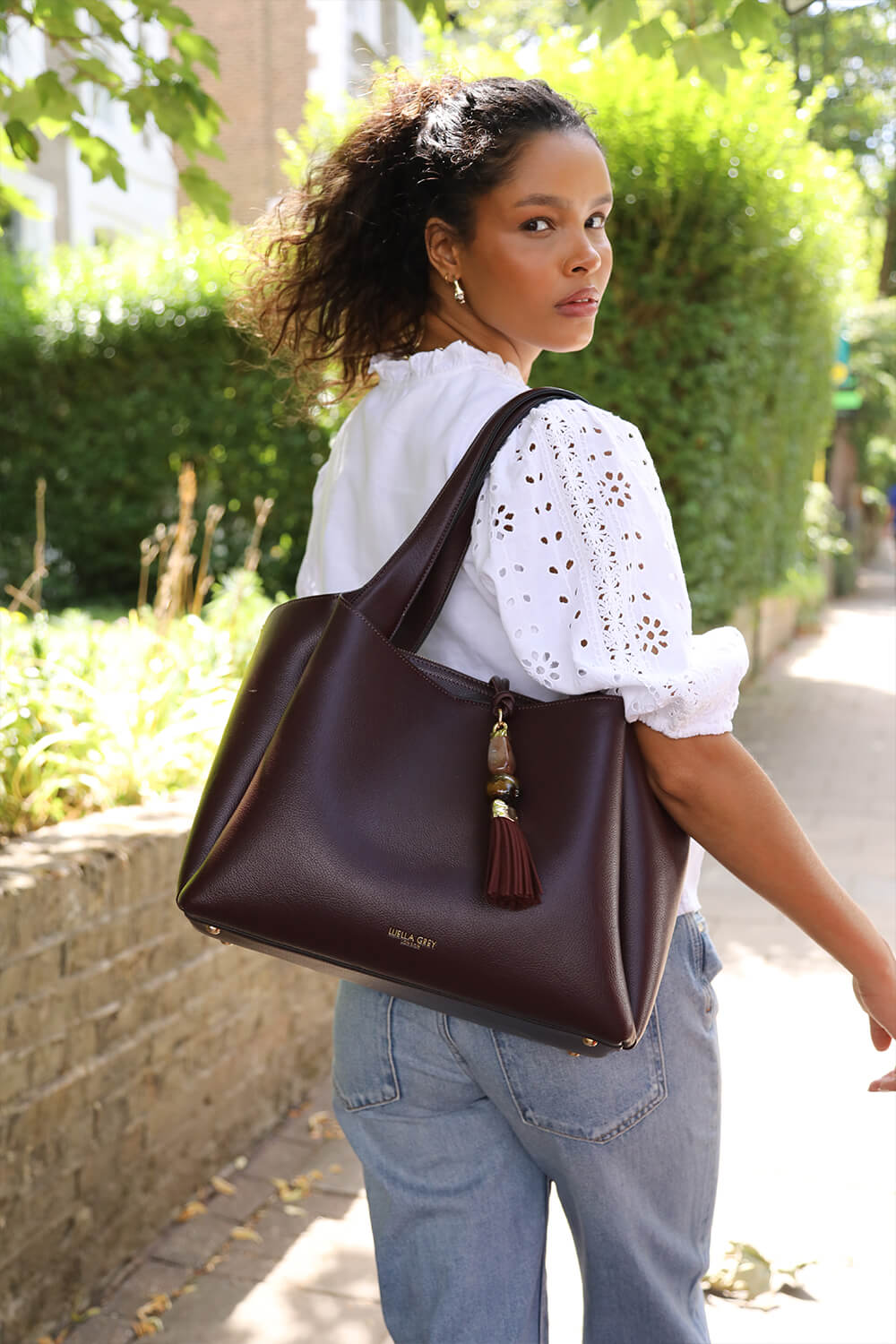 Stella Black Cherry Laptop Tote