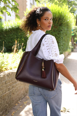 Stella Black Cherry Laptop Tote
