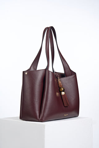Stella Black Cherry Laptop Tote