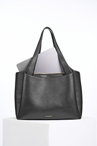 Stella Black Laptop Tote