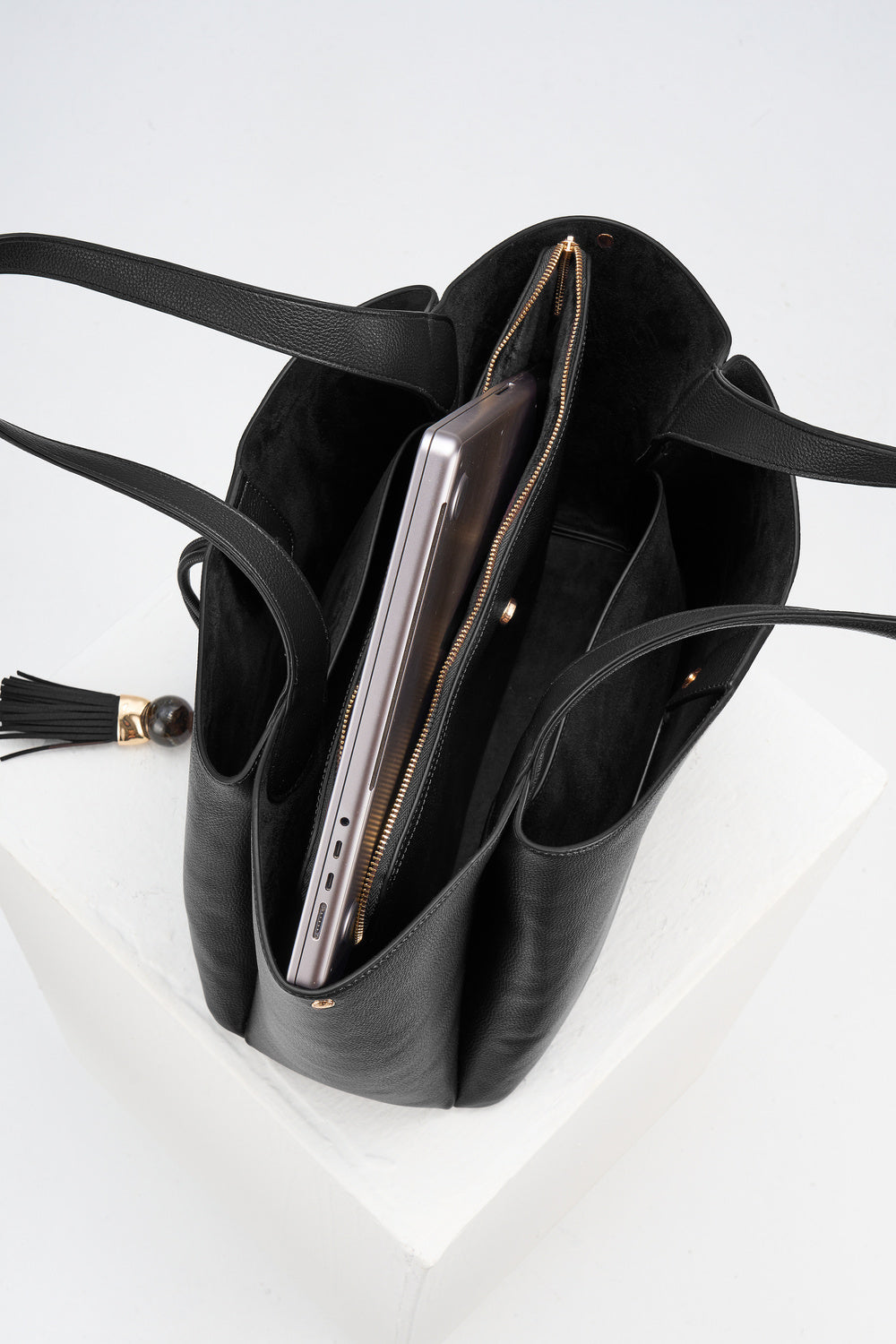 Stella Black Laptop Tote