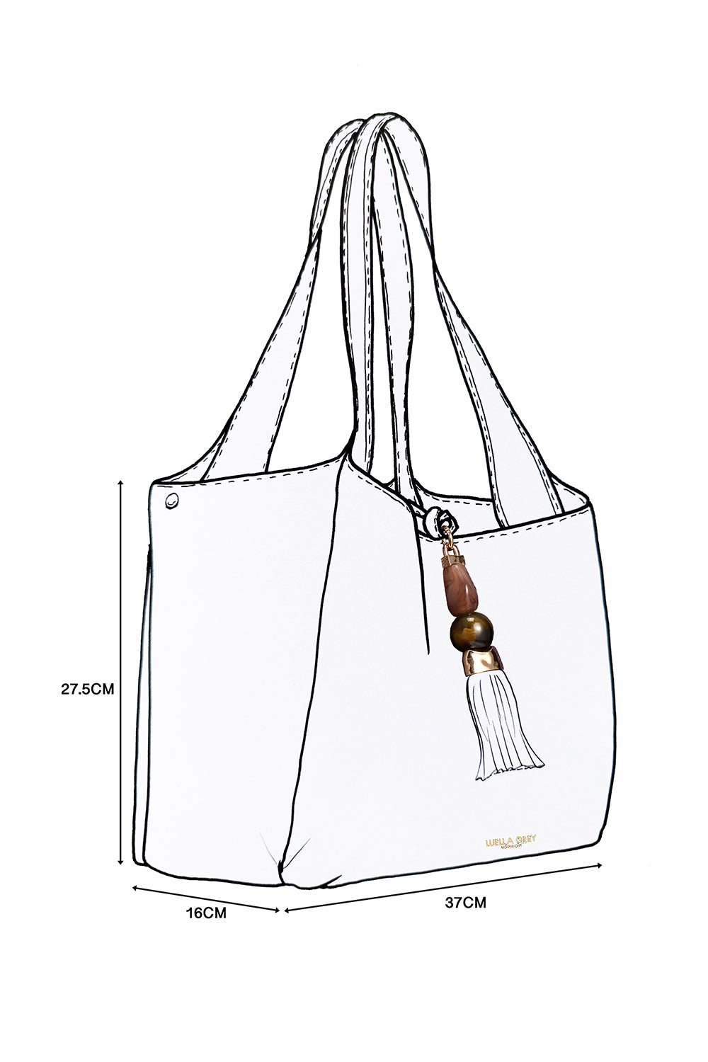 Stella Black Cherry Laptop Tote