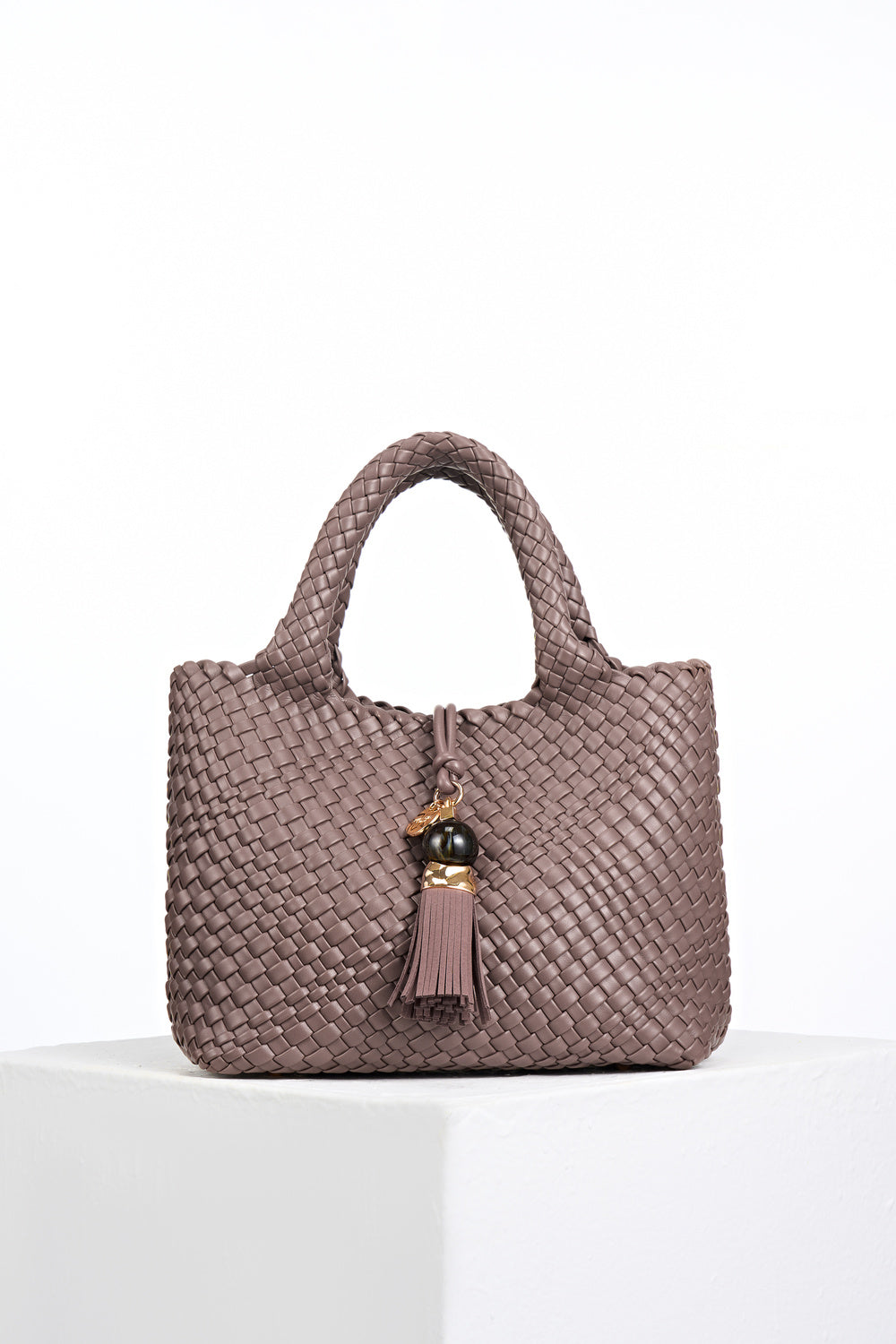 Suky Fawn Woven Crossbody