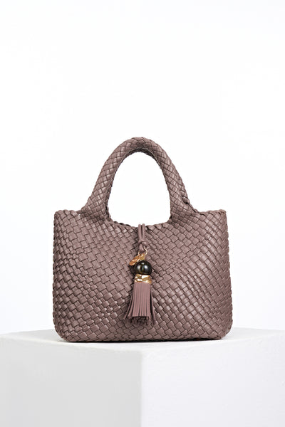 Suky Fawn Woven Crossbody