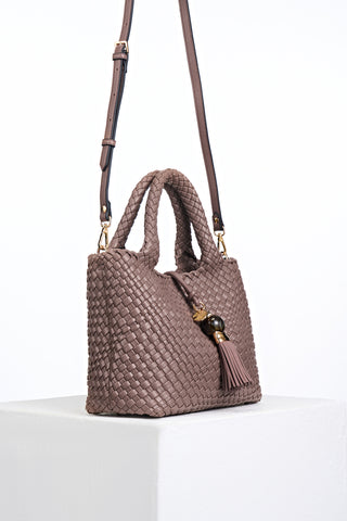 Suky Fawn Woven Crossbody