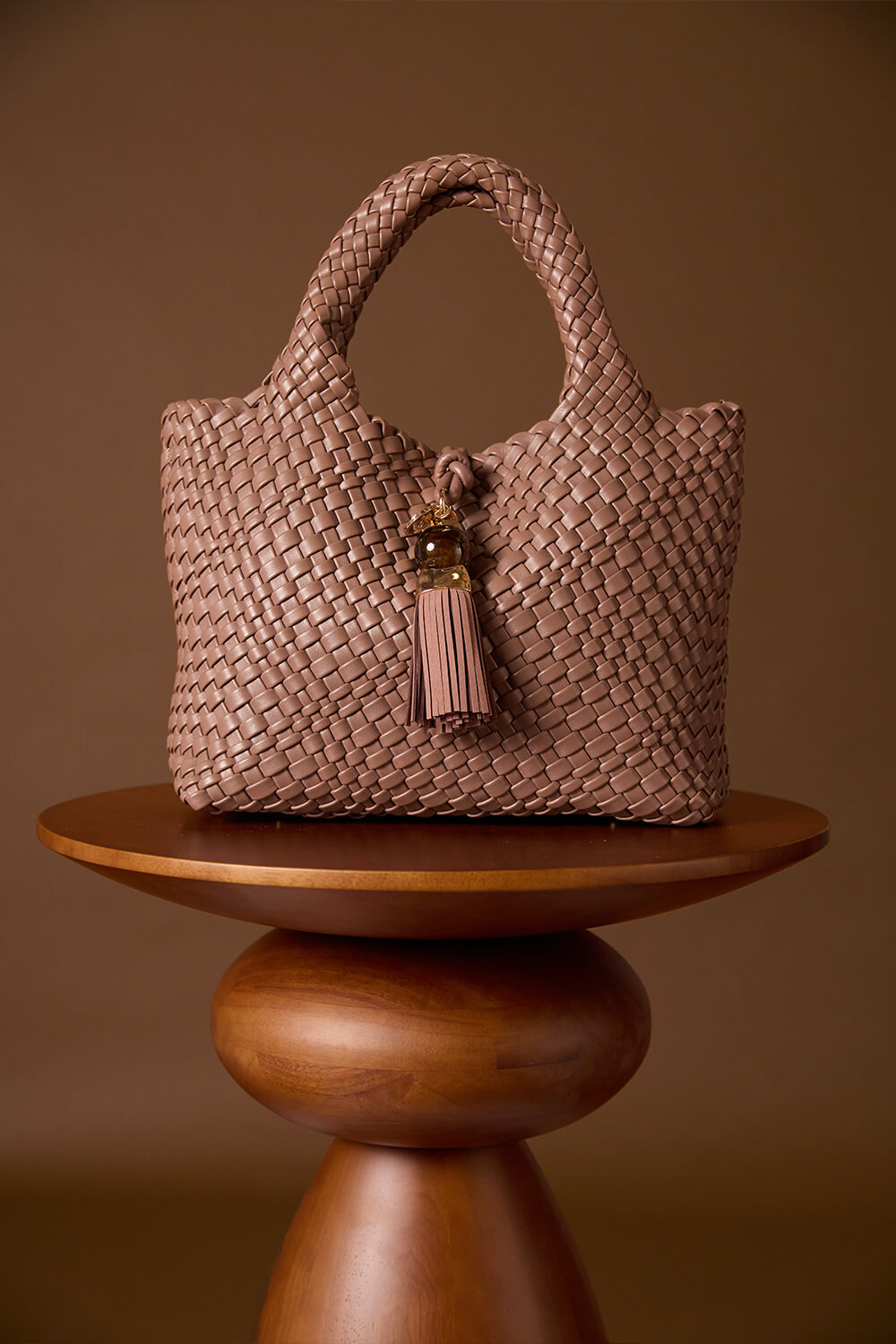 Suky Fawn Woven Crossbody