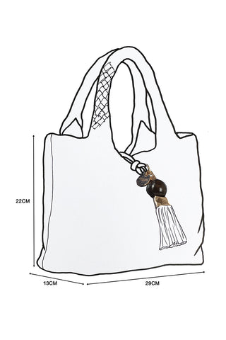 Suky Fawn Woven Crossbody