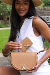 Sylvie Camel Small Purse