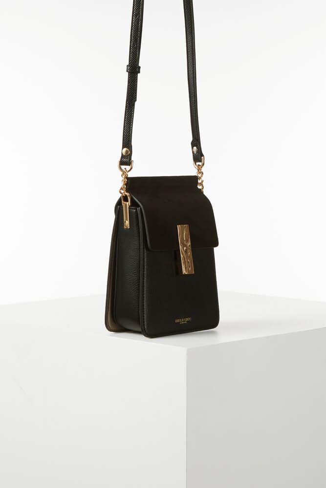 Tamsin Black Phone Crossbody