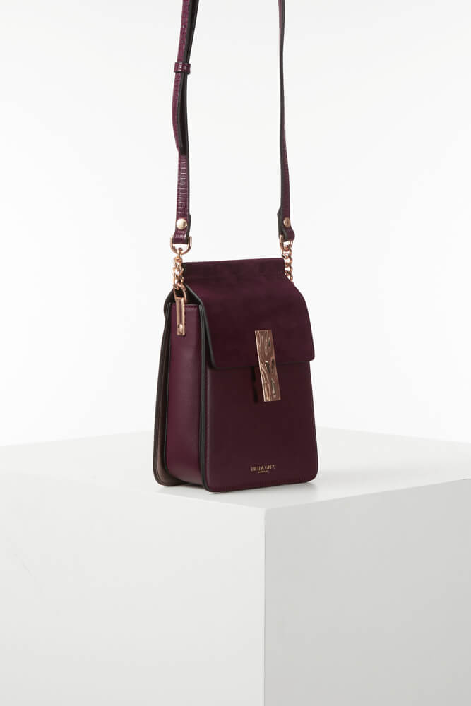 Tamsin Plum Phone Crossbody