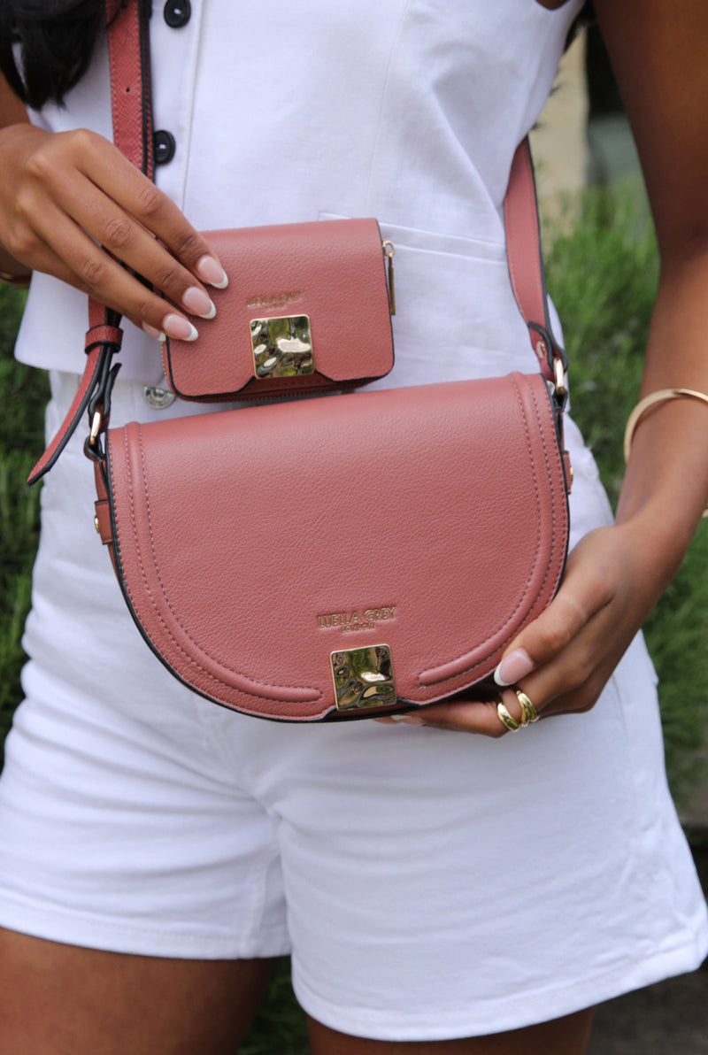 Tara Posy Saddle Crossbody