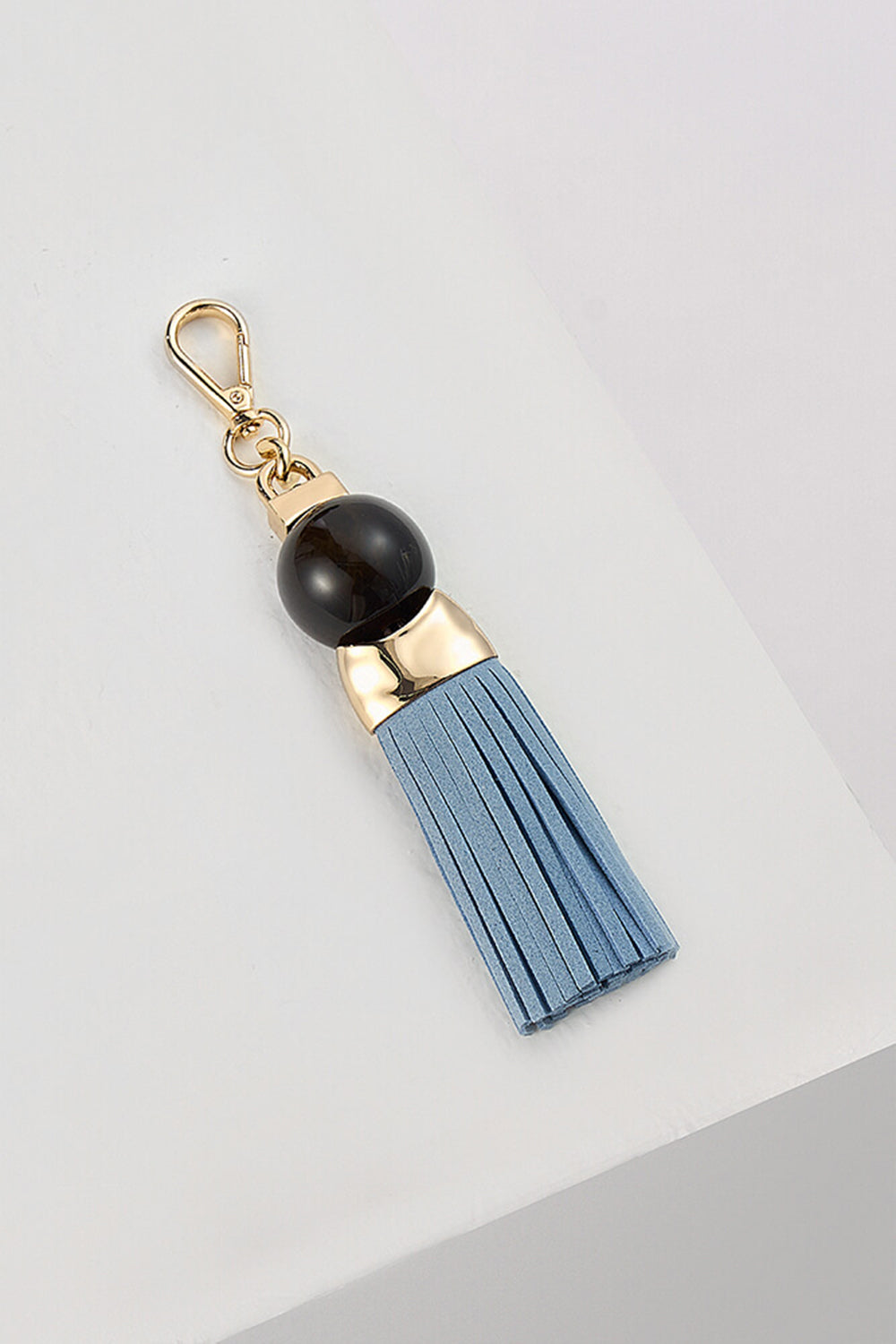 Thames Tassel Cornflower Blue Beaded Charm