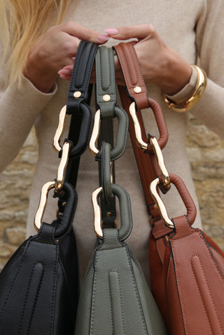 Thelma Black Scoop Hobo