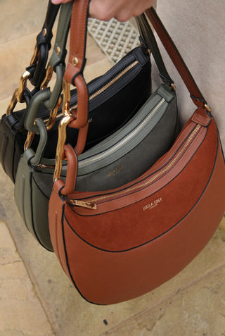 Thelma Khaki Scoop Hobo