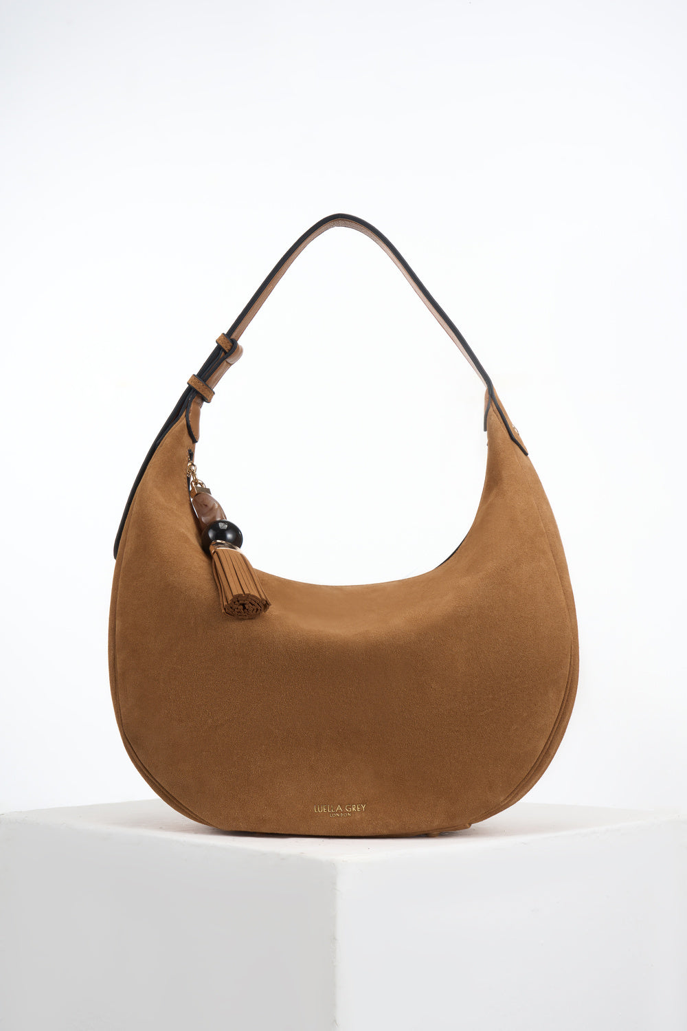 Theodora Tan Recycled Suede Scoop Hobo