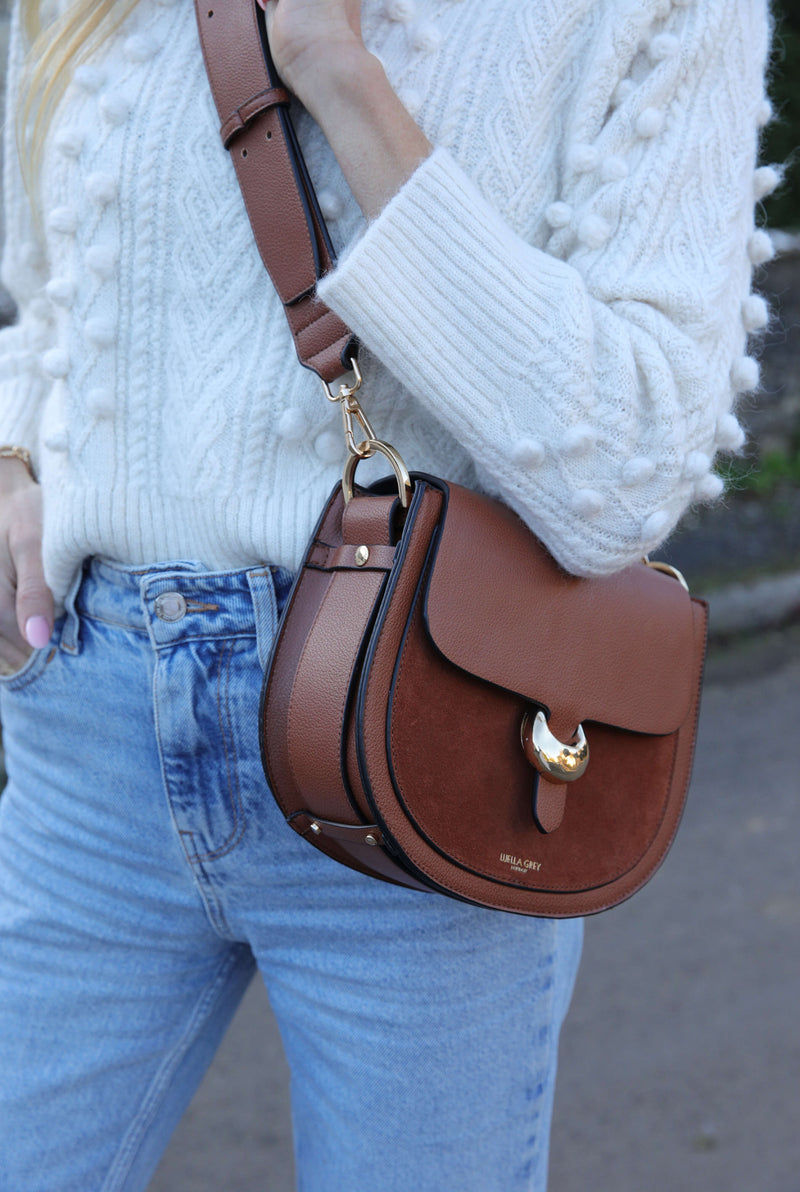 Venetia Conker Saddle Crossbody