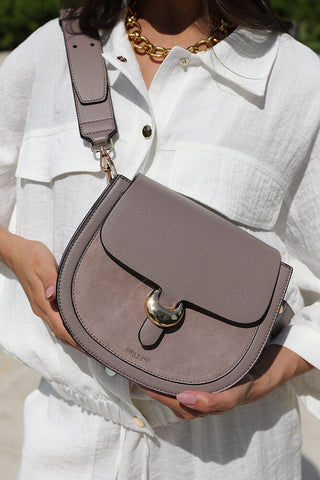 Venetia Peat Saddle Crossbody