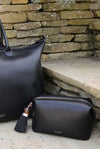 Virginia Black Toiletry Bag
