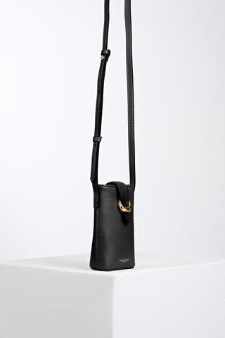 Wren Black Phone Bag