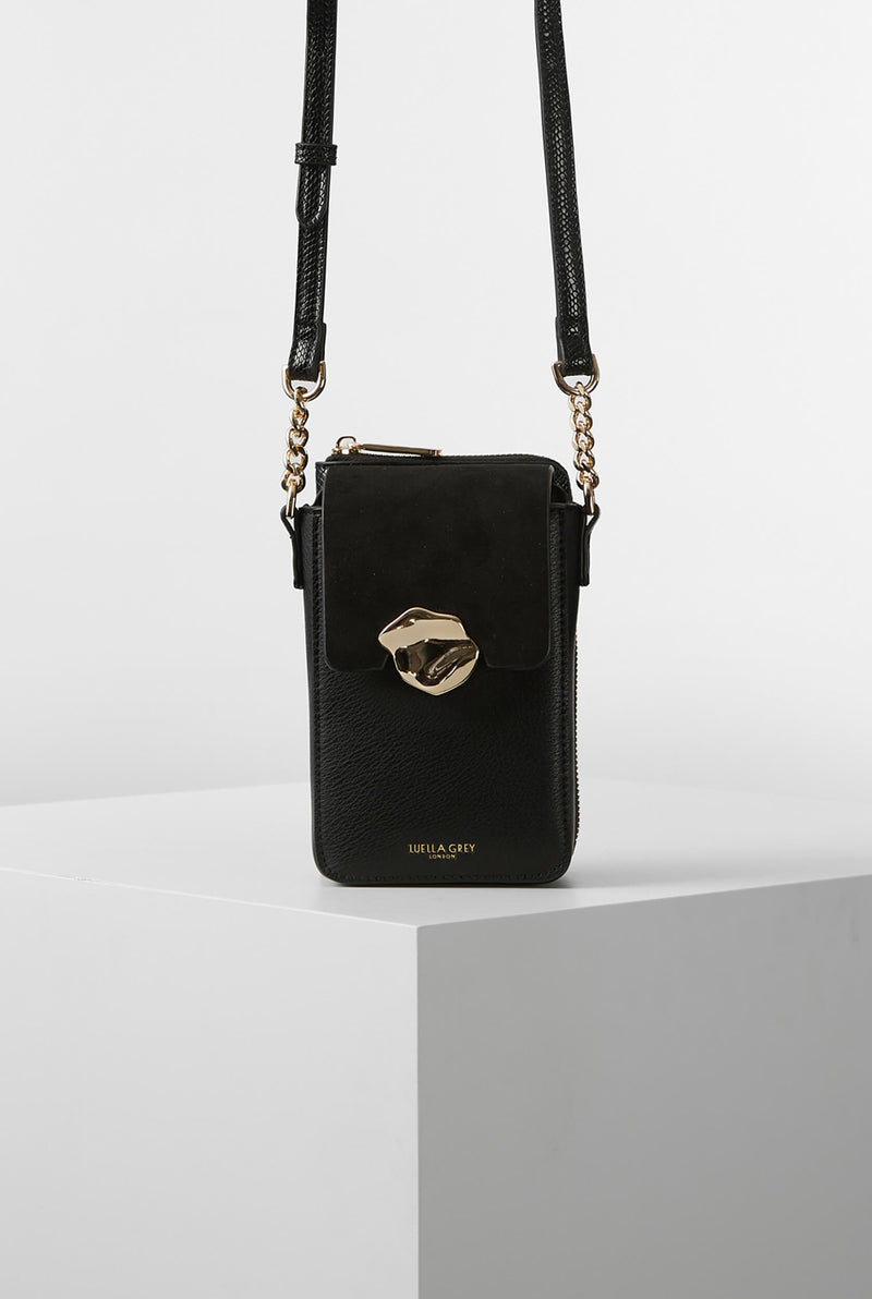 Zoe Black Phone Bag