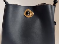 Henri Black Hobo Tote