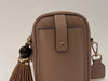 Elise Mocha Portrait Camera Crossbody