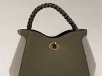 Kate White Woven Handle Crossbody
