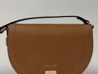 Tara Black Saddle Crossbody