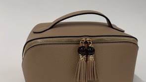 Carmel Cherry Make Up Pouch