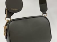 Siobhan Khaki Camera Crossbody