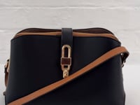 Margy Black Zip Top Crossbody