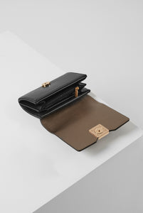 Annie Black Molten Square Small Purse