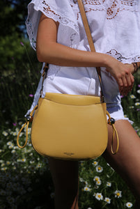 Cecily Daisy/Camel Casual Scoop Crossbody