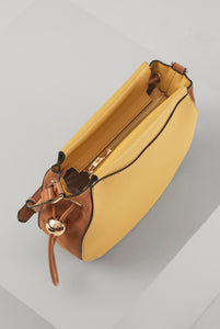 Cecily Daisy/Camel Casual Scoop Crossbody