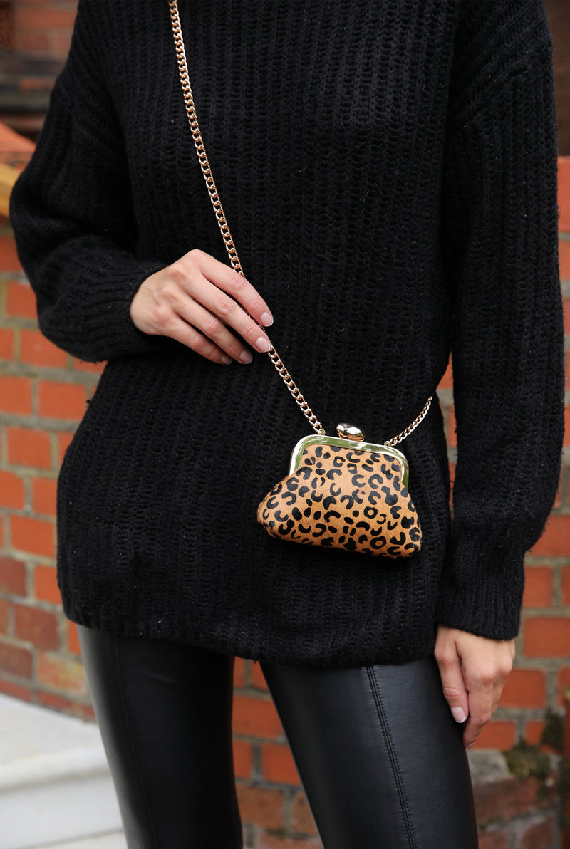 Eliza Cheetah Micro Bag