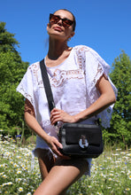 Load image into Gallery viewer, Elsa Black Camera Crossbody
