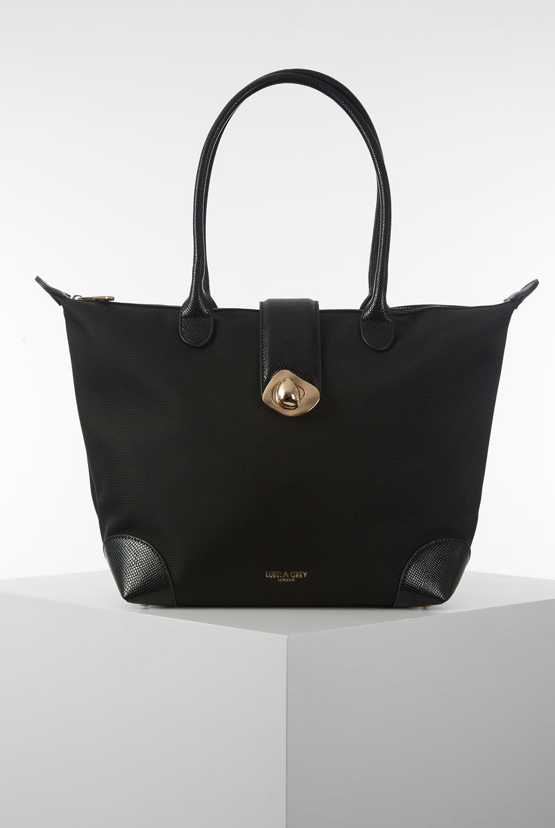 Lara Black Tote & Lilliana Laptop Case