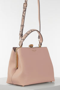 Louisa Blush Pink Frame Handbag