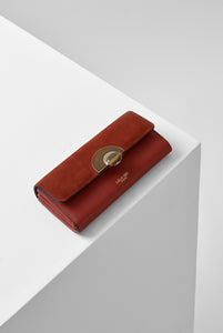 Melissa Rust Wooden Clasp Purse