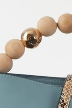 Load image into Gallery viewer, Madeleine Bermuda Blue Molten Bead Crossbody
